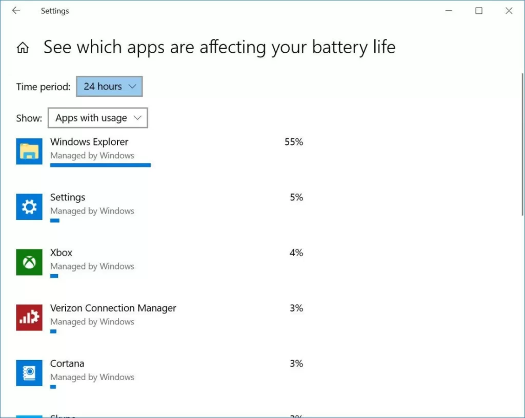 بستن برنامه‌های پرمصرف