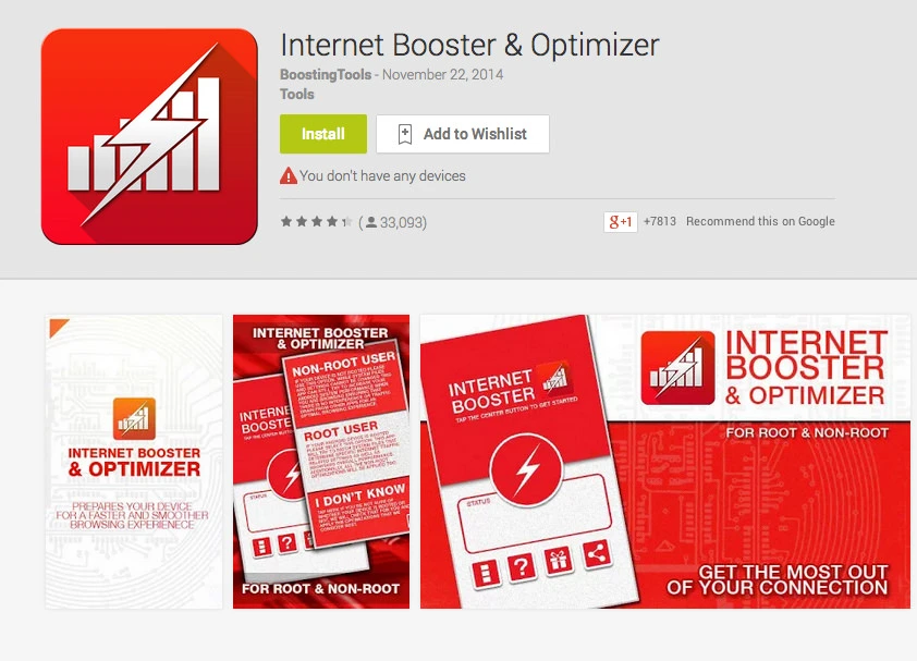 برنامه Internet Booster and Optimizer برای بهبود سرعت اینترنت