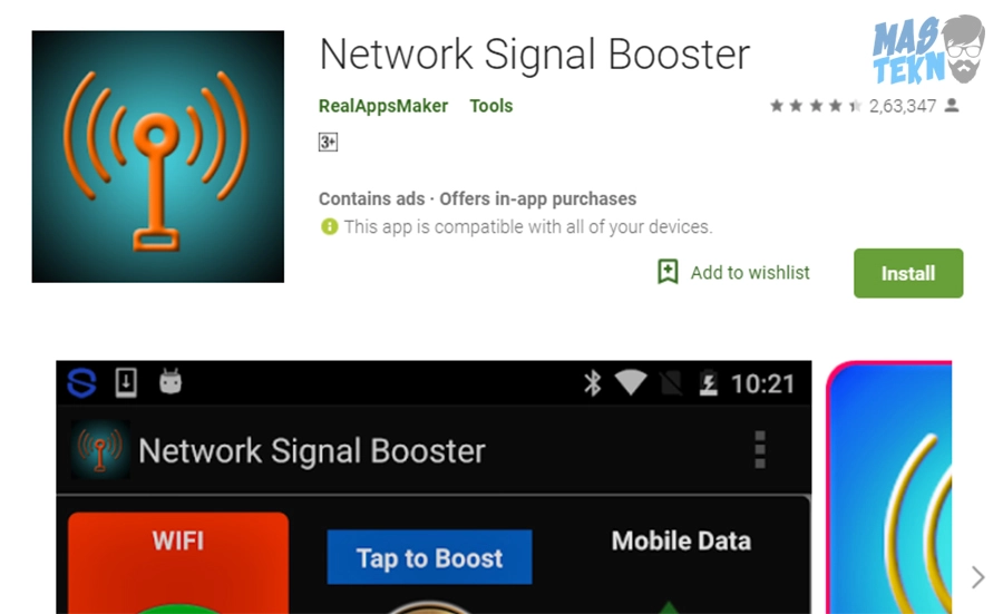 عکس برنامه Network signal booster