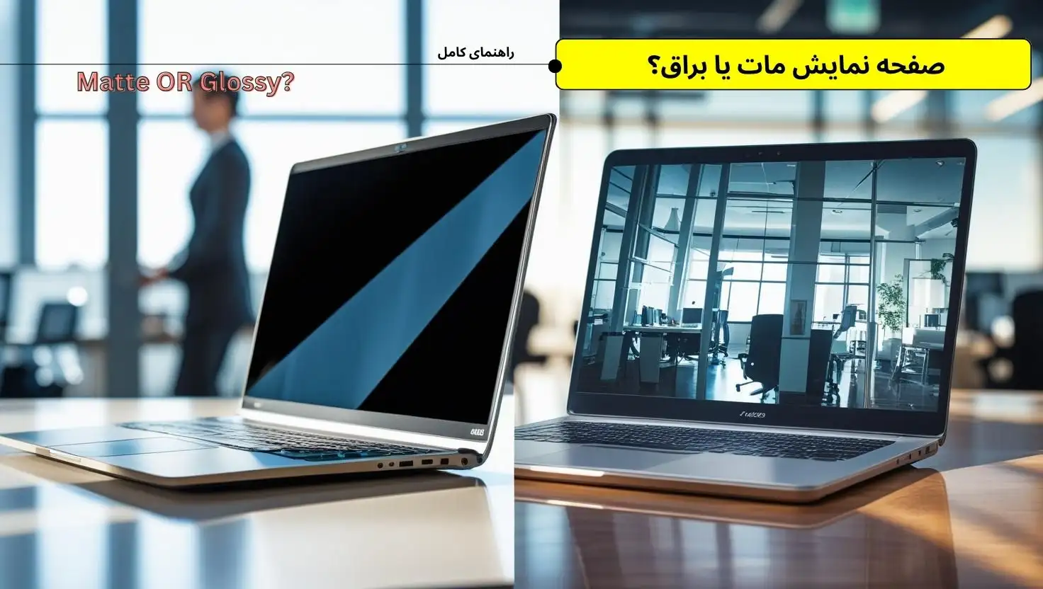 صفحه نمایش مات یا براق؟ کدام برای لپ تاپ شما بهتر است؟