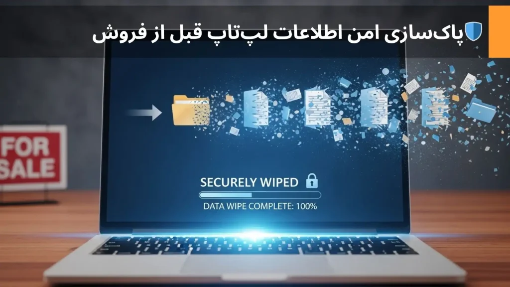 پاکسازی امن اطلاعات لپ‌تاپ قبل از فروش و حذف دائمی داده‌ها
