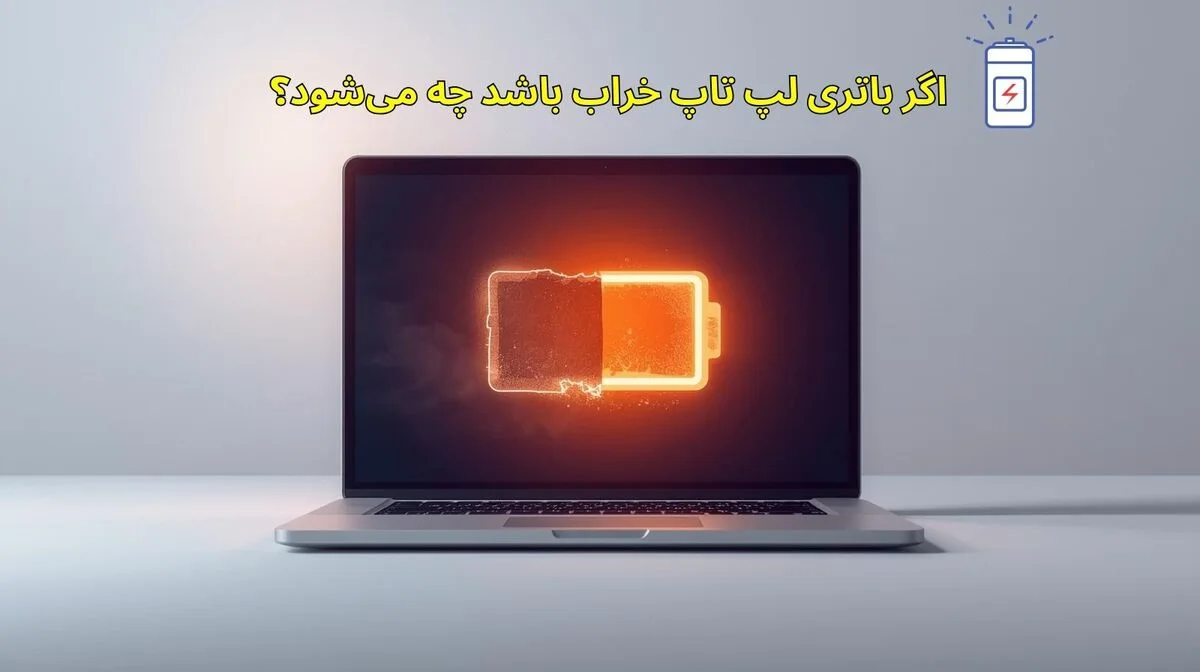 اگر باتری لپ تاپ خراب باشد چه میشود؟