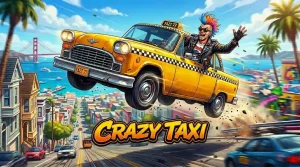 بازی تاکسی دیوانه سگا نسخه Crazy Taxi World Tour برای ایکس باکس و پلی استیشن