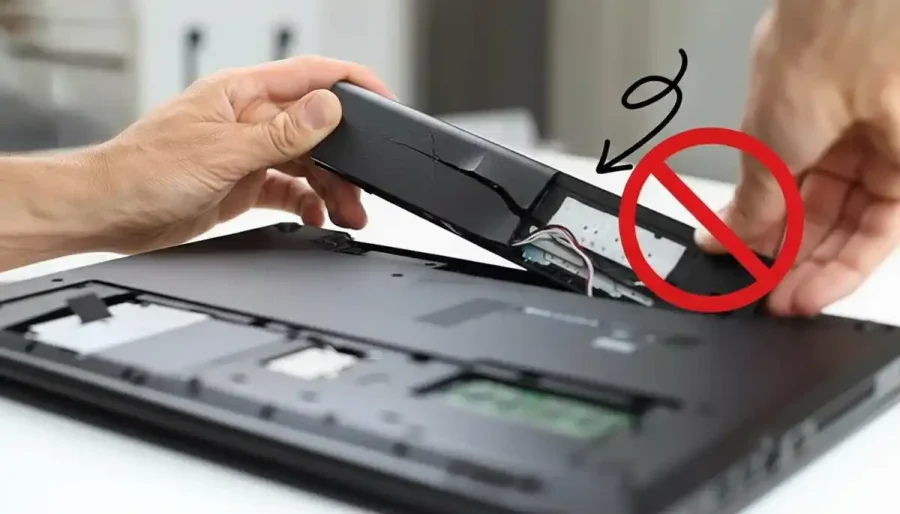 important-signs-of-battery-fails مهمترین علائم خراب بودن باتری لپتاپ